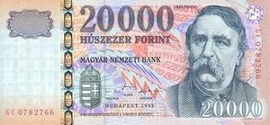 HUF венгерский форинт 20000 венгерских форинтов 