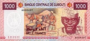 DJF джибутийский франк 1000 джибутийских франков 