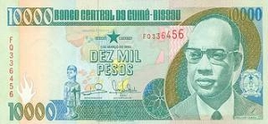 XOF франк КФА 10000 Гвинейско-Бисаууских франков 