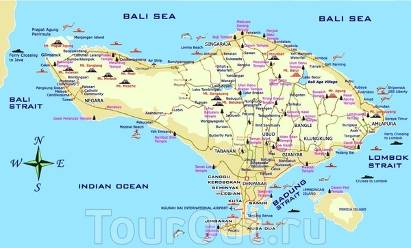 Gdje se nalazi Bali? Koordinate, karta i fotografija.