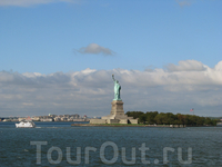 Статуя Свободы с парома Стейтен-айленд