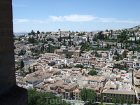 Гранада. Альгамбра. Вид на город