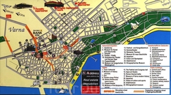 Карта Варны для туристов
