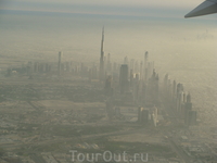 Панорама города с самолета