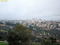 Вид на Иерусалим со смотровой площадки