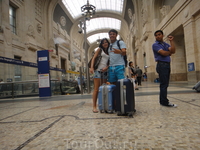 изнутри Миланского вокзала