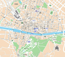 Карта Флоренции с улицами
