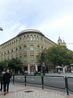 Это интересное здание оказалось колледжем El Colegio de Santo Tomás de Aquino de las Escuelas Pías de Zaragoza, на заднем плане виднеются башенки церкви ...