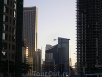 Вечер в районе Дубай Марина