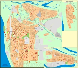 Карта Котласа 