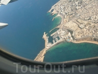 Вид на Тунис из окна самолёта.