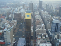 Йоханнесбург , вид на город с торгового центра