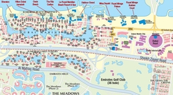Карта Дубаи с достопримечательностями