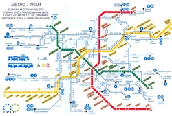Карта метро Праги