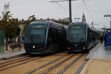 Скоростные трамваи в Бордо.