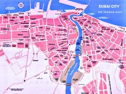 Карта Дубаи