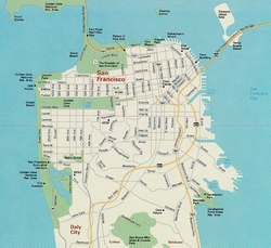 Карта города Сан-Франциско