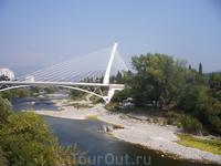 Подгорица - столица Черногории. Мост Миллениум.