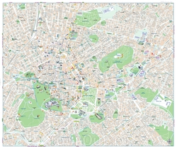Карта Афин с улицами