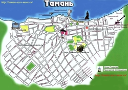 Карта Тамани