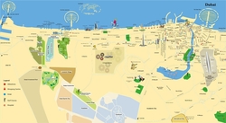 Карта Дубая на русском