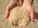 Песок на Bulabog Beach