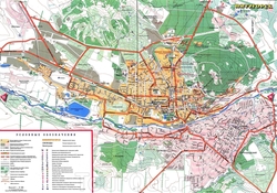 Карта Пятигорска