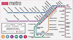Карта метро Сан-Франциско