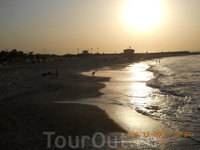 Закат на пляже Яффо