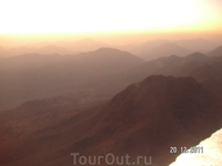 Гора Моисея (Синай);горы на  рассвете