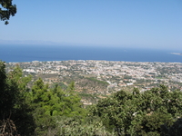 Вид с холма Филеримос.
