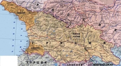 Карта Грузии и Абхазии