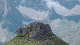 горный хребет на границе Австрия-Германия