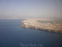 Вид из самолета на Турцию