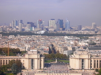 Вид на город с Эйфелевой башни
