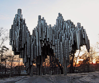 Памятник Сибелиусу в Хельсинки