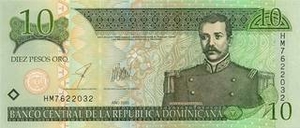 DOP доминиканское песо 10 доминиканских песо 