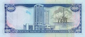TTD тринидадский доллар 100 тринидад и тобаго долларов - оборотная сторона
