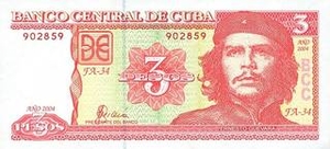 CUP кубинский песо 3 кубинских песо 
