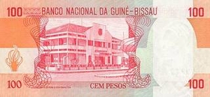 XOF франк КФА 100 Гвинейско-Бисаууских франков - оборотная сторона