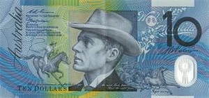 AUD австралийский доллар 10 австралийских долларов 
