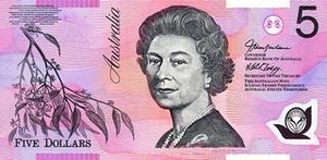 AUD австралийский доллар 5 старых австралийских долларов 