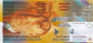 CHF швейцарский франк 10 швейцарских франков 