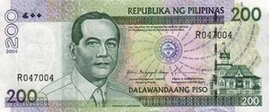 PHP филиппинский песо 200 филиппинских песо 