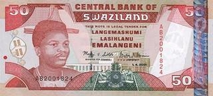 SZL свазилендский лилангени 50 свазилендских лилангени 