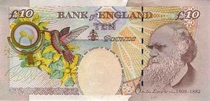 GBP британский фунт стерлингов 10 фунтов стерлингов Соединенного королевства - оборотная сторона