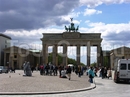 Бранденбургские ворота, бывшая граница Восточного и Западного Берлина