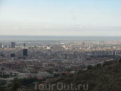 Вид Барселоны с горы Тибидабо (Tibidabo) 6