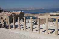 Развалины Акрополя в крепости...