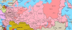 Карта городов России